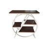 Présentoir de Buffet ORBI Blanc & Bois | Mobilier de Réception Design & Grande Capacité - KanTsens