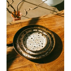 Assiette Cocktail SARANA 15 cm – Tachetée | KanTsens